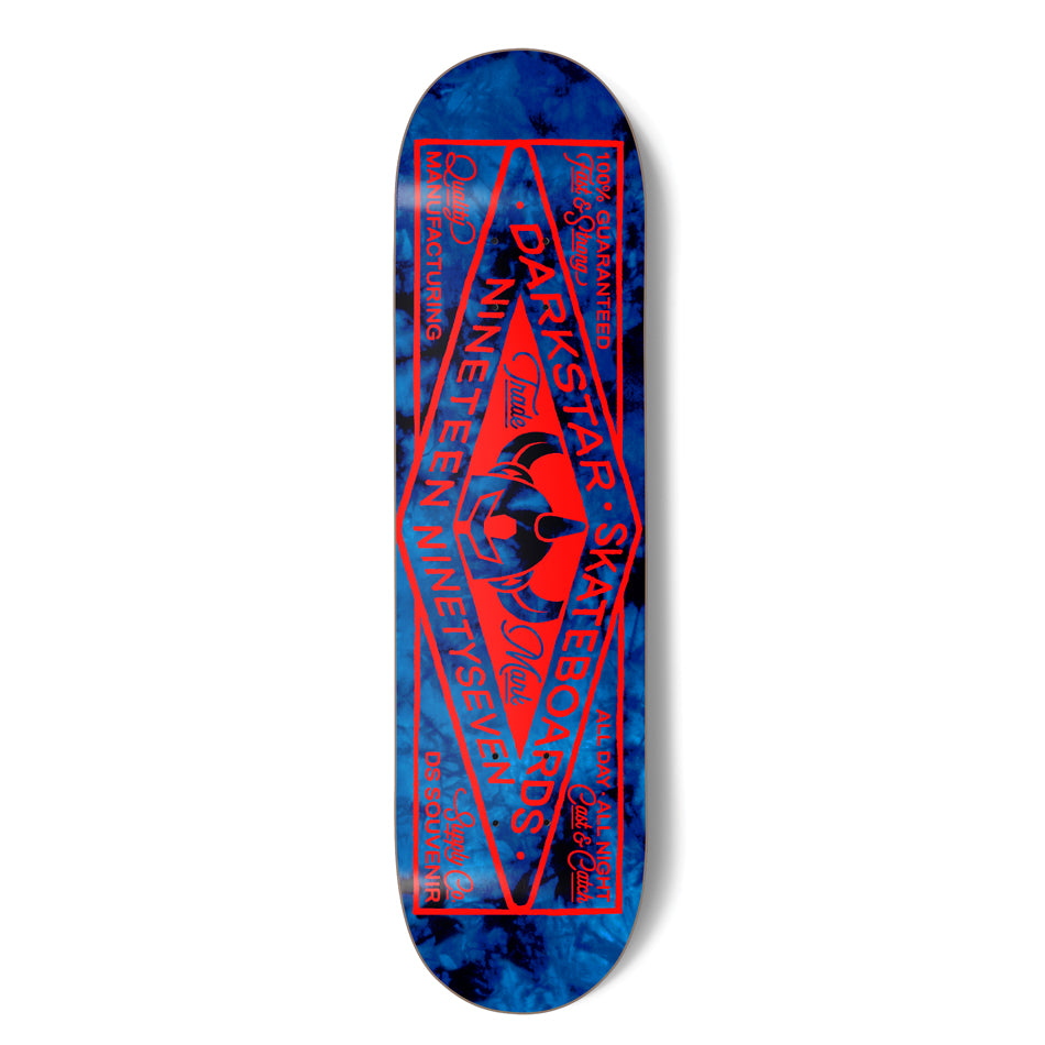 Darkstar General RHM 8.25" Tie Dye / Blue Skateboard Deck TrueGritNZ