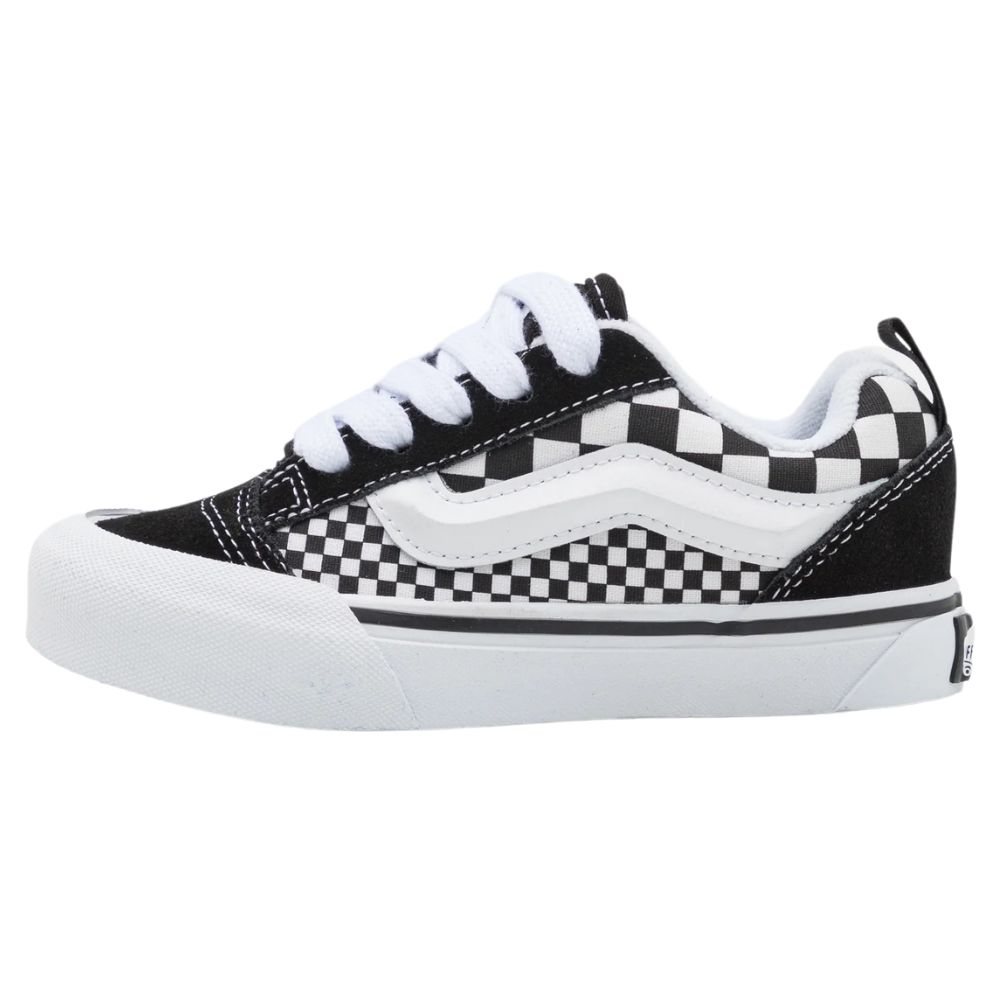 Vans Knu Skool Kids Mix Checker Black True White TrueGritNZ