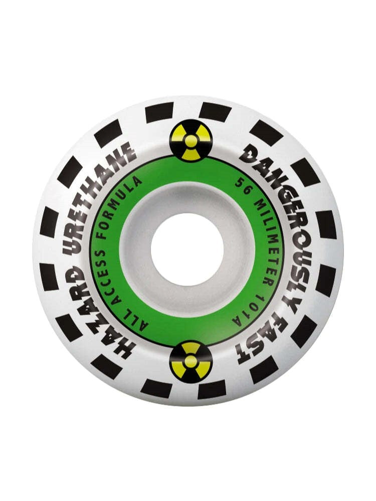 Hazard Emergency Conical Wheels 56mm - White/Green – TrueGritNZ